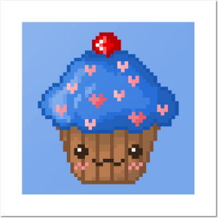 Pixel Cupcake Posters and Art